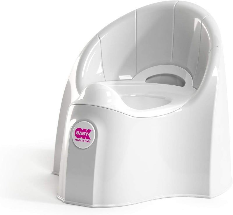 OKBaby Pasha Potty Chair, White - Image 1